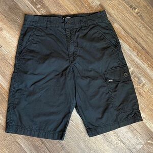 VANS Men’s Black 100% Cotton Shorts, Size 28